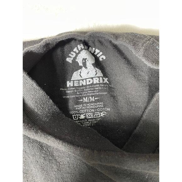 Jimi Hendrix Long Sleeve Shirt Black Graphic Size M - Picture 6 of 6